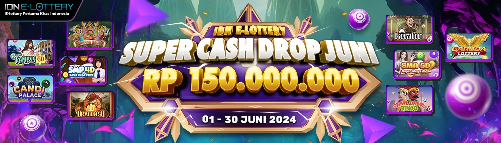 IDN E-Lottery Super Cash Drop Juni